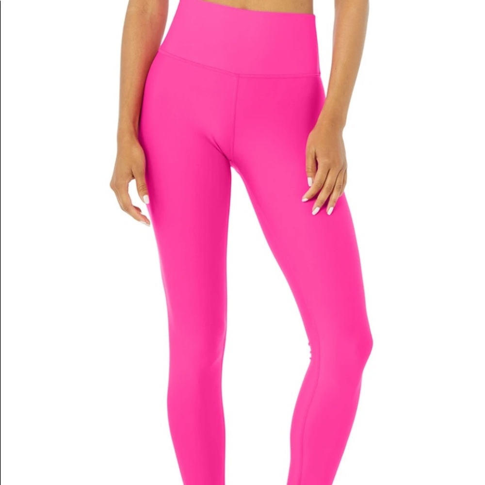 Alo neon pink leggings